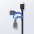UGreen 20103 USB C To Micro B 3.0 Cable External Hard Drive Cord Data Transfer Charging Cables. 