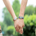 Qingwen  Sun Moon Tonghui Buckle Series Hemp Rope Leather Bracelet   Weave Vintage Cattle Leather Bracelet   Korean Jewelry Wholesale. 