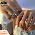 Carat Love Heart Couple Ring Half Love Heart Magnetic Couple Rings Valentine's Day Gift Jewelry for Men Women Fashion Accessories Magnetic Ring. 