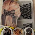 Flexible Magic Double Hairpin Hair Clip for Women and Girls - Elastic Magic Stretch Hair Clip Claw Hair Clips for Women Hairdressing Supplies. 