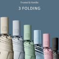 REACT IN SECONDS 💖 One Click Open Close Three Fold Auto Umbrella Portable Backpack Foldable UV Protection Umbrellas. 
