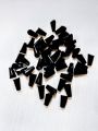 Beads 8x4mm Cone Shape Glass Beads – Color Options – Pack of 100 – For Jewelry Making, Bracelets, Necklaces, DIY Crafts. 