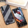 For OPPO Reno 3 Back Cover Version Theme Case Tempered Glass Protection shockproof Cover for OPPO Reno3 case Transparent Circuit Board Design Full Coverage Phone cases. 