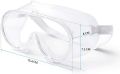 Multi-Purpose Eye Safety Goggles Adjustable Band White Color Swimming Goggles Adjustable Size Comfortable Eye Wear  Anti-Impact Waterproof Goggles. 