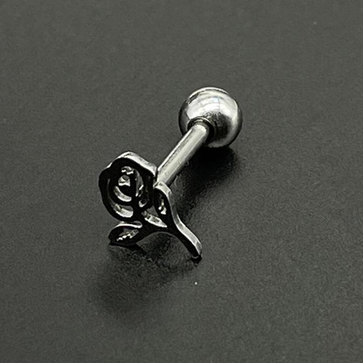 Butterfly Rose Bee Tongue Nail Cool Punk Tongue Piercing Hot Girl Tongue Ring Lonni