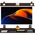 Wooden Wall Mounted TV Unit, Cabinet, with TV Stand Unit Wall Shelf for Living Room 40 inch tv to4 43 inch tv (Wenge). 