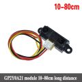GP2Y0A21YK0F GP2Y0A02YK0F Infrared Proximity Sensor IR Analog Distance Sensor VE713 10-80cm 20-150cm Infrared distance sensor. 
