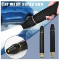 Portable High Pressure Washing Water Gun High Pressure Water Spray Gun Nozzle for 1/2" Hose Pipe Adjustable Multifunction Pressure Washer Nozzle Water Jet Hose Nozzles Pipe For Gardening, Window Cleaning Water Nozzle Gardening water sprayer gun. 