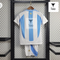 Messi Argentina Home Football Kids Kit  Copa America version. 