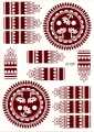 Fashion Stickers Temporary Water Proof Henna Tattoos/ Mehndi Stickers / Arabic Henna stickers/ instant mehndi stickers. 