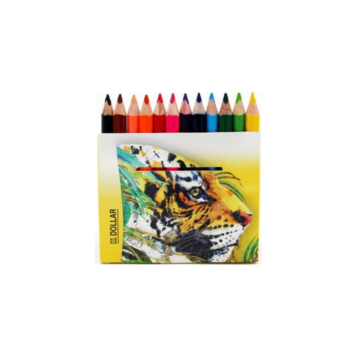 Dollar My Pencil 12 Triangular Color Pencils