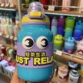 Imported Cille 550ml Stainless Steel Hot and Cold Vacuum Water Bottle for School Kids Fancy and Stylish Water Bottle For School Children Boys and Girls with Straw. 