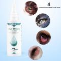 60ml Pet Supplies Dog Cat Remove Tear Stains Dirt Health Care Liquid Eye Drops. 