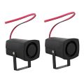 2X 12V Electric S Air Horn Super Loud Rag Universal Car Motor Truck. 
