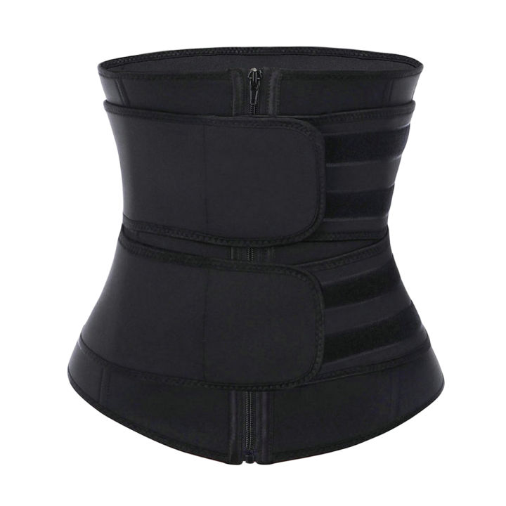 Waist Trainer Corsets Fitness Trimmer Belt Slimming Body Shaper For Weight Loss Sauna Sweat Girdle Workout Fat Burner