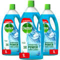 Dettol Floor Cleaner Aqua 1L - Pack of 3. 