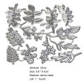 Nerhorer- Template Mould Anti-shock 3D Green Plants DIY Cutting Die. 