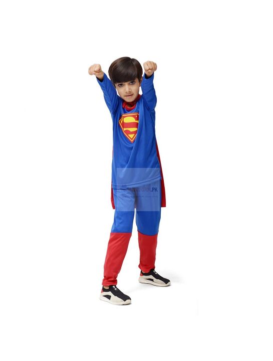 Superman Costume For Kids Super Man Full Dress For Boys