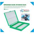 Professional Microscope Slides Box Case Plastic Container Storage Holder for 100 PCS Microscope Slides. 