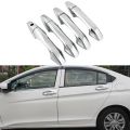 Chrome Door Handles For Honda City 2009 to 2021 premium Quality.. 