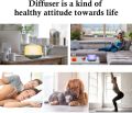 Diffuserlove Diffuser 500ML Ultrasonic Aromatherapy Diffuser Mist Humidifiers with Mute Design, Timer and Waterless Auto Shut-Off, 7 Color LED Lights for Office Home Bedroom. 