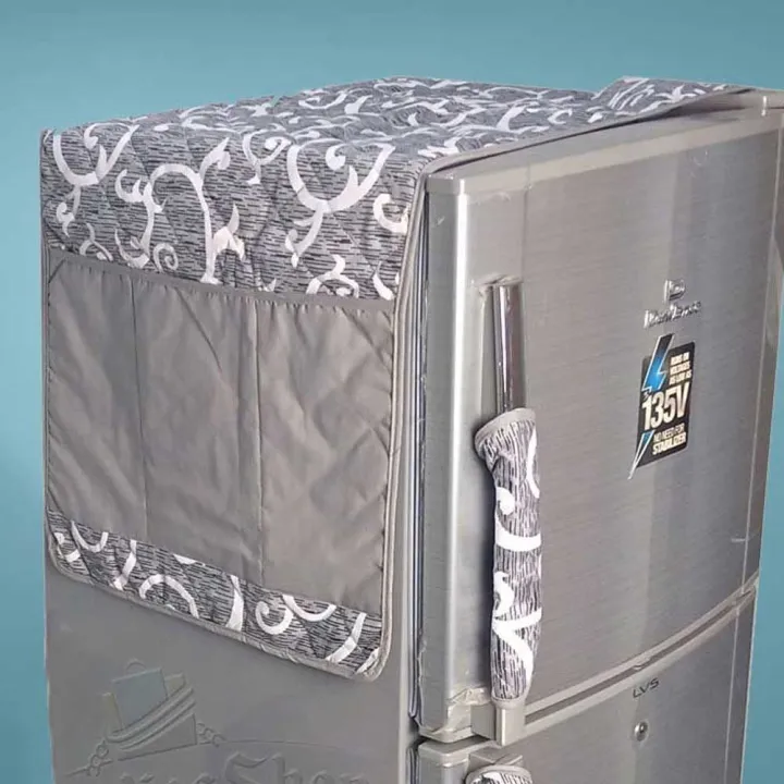 Fancy%20Printed%20Fridge%20Covers%20Quilted%20Cotton%20fabric%20with%206%20Pockets%20Premium%20Quality%20-%20Image%203