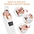 5 in 1 Electric Blackhead Acne Oil Remover Vacuum Suction Face Pore Cleaner Machine. 