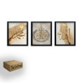 12x18" 3 Pc Wall Frame set, Picture Frames Collage set of 3 for Living Room, Bedroom Decor. 