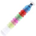High-Quality Multicolor Shuttlecocks Set of 12 for Badminton - Durable Nylon Shuttlecocks for Sports & Outdoors. 