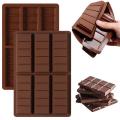 Rectangle Chocolate Bar Mold Silicone 6 Cavity. 