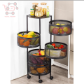 Food Storage 5 Layer Basket, Round Shape Rack. 