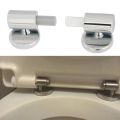 Toilet Soft Close Hinges Seat Hinge Replacement Traditional Contemporary Toilet Lid Hinges Fixing Connector Bathroom Accessories. 
