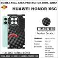 Huawei Honor X6C FULL BACK 360 premium Protection Skin Wrap / Protection Sticker With 4 sides and camera Protection full cover Premium Quality. 