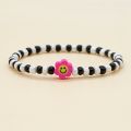 Go2Boho Smile Face Bracelets Seed Beads Bracelet 2023 Fashion Jewelry For Women Smiley Charm White and Black Beaded Braclet. 