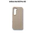 Infinix Hot 60 Pro 4G Back Cover Soft Leather Texture Design Camera Protection Phone Case for Infinix Hot 60 Pro 4G. 