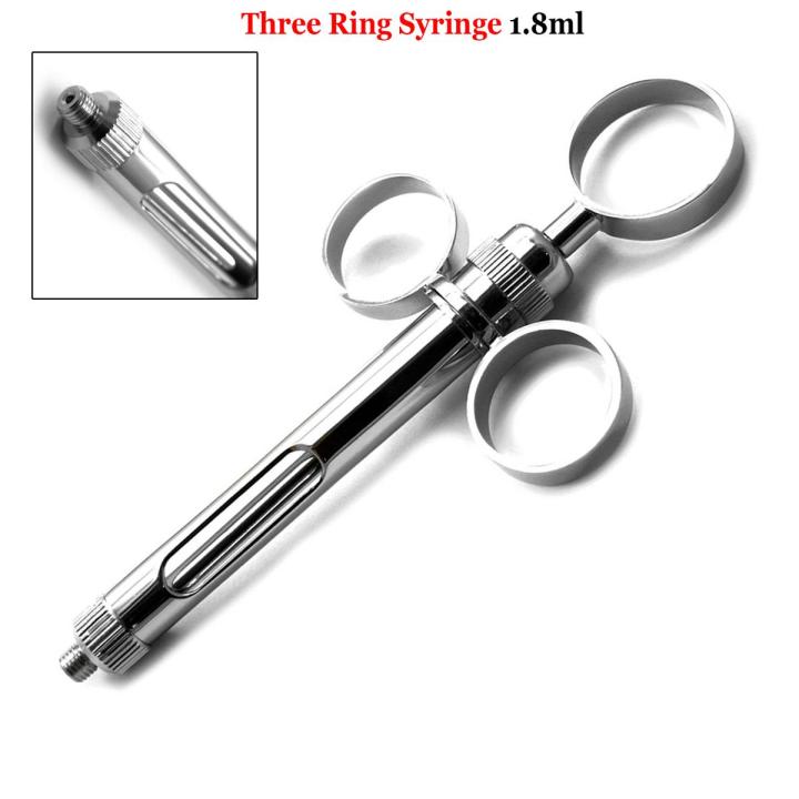 Dental Anesthetic Aspirating 3 Ring Syringes Anesthesiology Injection 1.8ml American & European Replaceable Threads