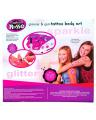 Planet X - Glitter Tattoo Art - Shimmering Multicolor Creativity. 