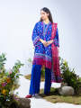 3PC Unstitched Printed Lawn Silk (SI3). 