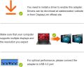 CableCreation USB 3.0 to HDMI Adapter with DisplayLink, USB External Display Graphics Adapter Compatible with Windows 11,10 and macOS,. 