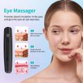 Mini Massager Battery Operated Vibration with 42℃ Heating Eye Massager Anti Aging Wrinkle Dark Circle Removal Eye Bags, Puffiness Under Eyes Facial Rejuvenation Slimming Lifting Massage Stick - Eye and lip care massager - Eye care Massager - Eye massager. 