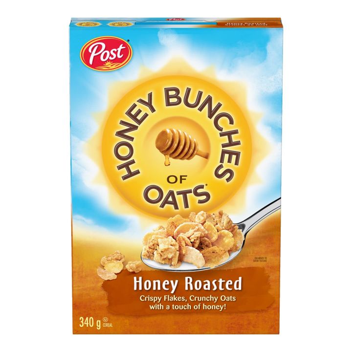 Post Honey Bunches of Oats Honey Roasted Cereal, 340g