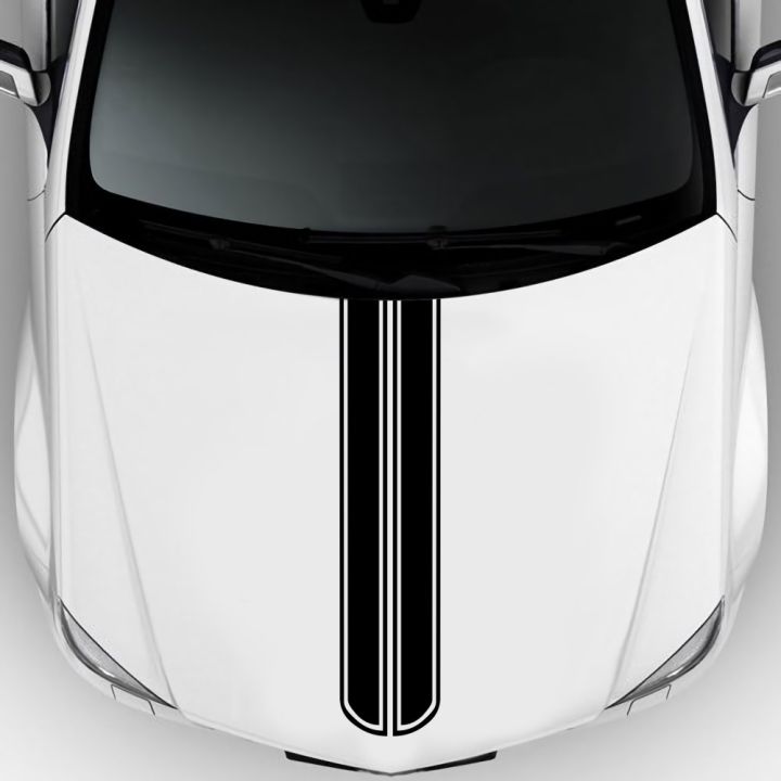 Car bonnet sticker