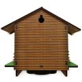 Weather House Forest Weather House with Man and Woman Wood Chalet Barometer Thermometer and Hygrometer Home Decoration. 