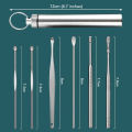 Dynamic Life 6Pcs Ear Wax Cleaning Kit with Box, Ear Cleaning Tool Set, Curette Remover, Ear Spoon Spiral Earpick Set, Wax Removal Kit, Spring Earwax Cleaner Tool, Reusable Ear Cleaner for Children and Adult. 