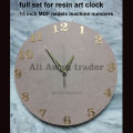 MDF wooden clock base  14 inch MDF sheet clock base round MDF clock for yout craft (customized clock). 