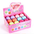 Fruit Flavor Lip Balm Cute Round Ball Pure Natural Plant Kids Baby Girls Lips Balm Moisturizing Romantic Bear. 