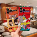 For iPhone 12 Pro Max Back Cover Cartoon Tom Jerry Design All-inclusive Film Phone Case Full Camera Protect Cover. 