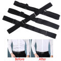 1PC Adjustable Shirt Stay Belt Wrinkle-Proof Holder Strap Non-Slip Locking Belts. 