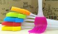 Kitchen Silicon Flat Pastry Brush Multi Purpose Silicon Oil Cooking Brush for Grilling, Tandoor and BBQ (Multi Color). 