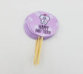 FIRST TEETH THEME CUPCAKE TOPPERS PACK OF 10 CUPCAKE TOPPERS. 